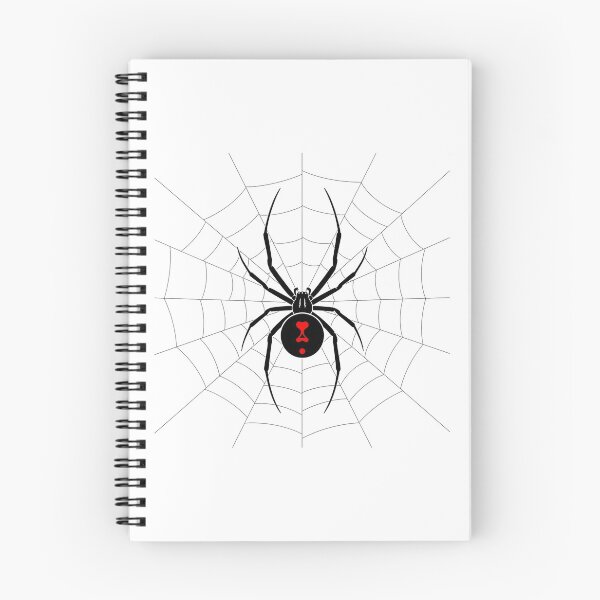 Item preview, Black widow spider in the web - Red hourglass gothic vector designed and sold by Polarisofficial.