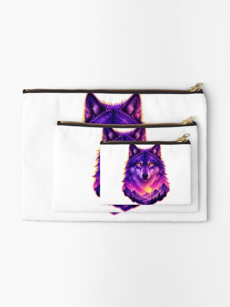 Thumbnail 2 of 4, Zipper Pouch, cat designed and sold by SIMON008.