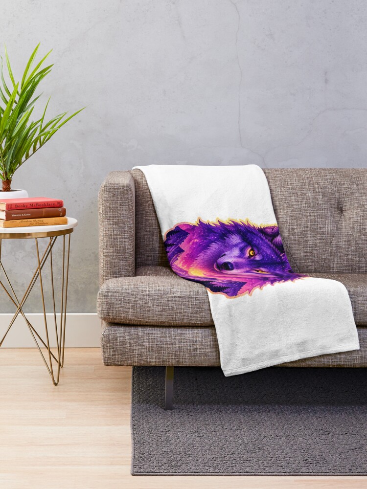 Thumbnail 2 of 6, Throw Blanket, cat designed and sold by SIMON008.