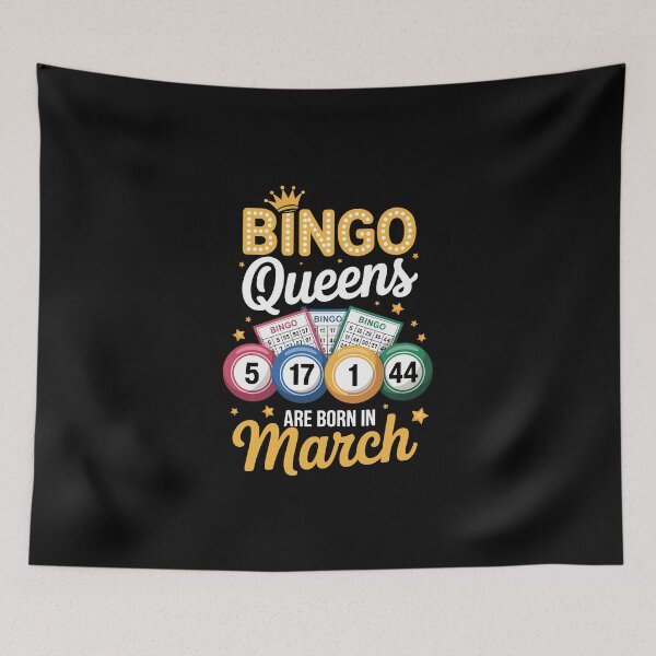 Item preview, BINGO Queens are born in March designed and sold by jkrphoto.