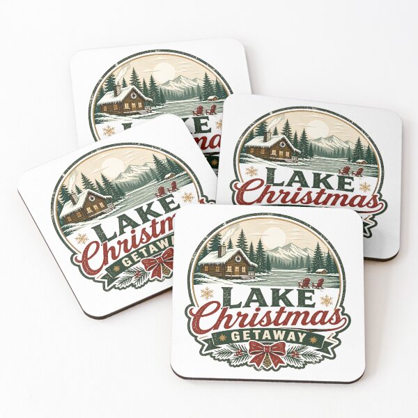 Item preview, Lake Christmas Getaway Vintage Christmas Vacation Travel Gift designed and sold by LiviuGligoros.