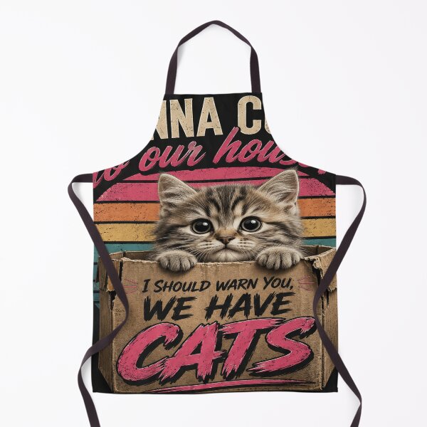 Item preview, Wanna Come to Our House? We Have Cats – Funny Cat Lover Design designed and sold by Strongermind.