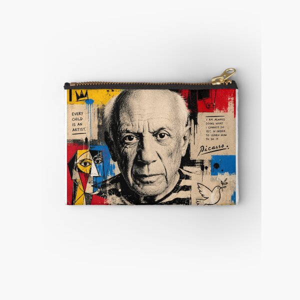Item preview, Pablo Picasso Neo Pop Portrait – Cubism Modern Art Icon designed and sold by Boreal Apparel.