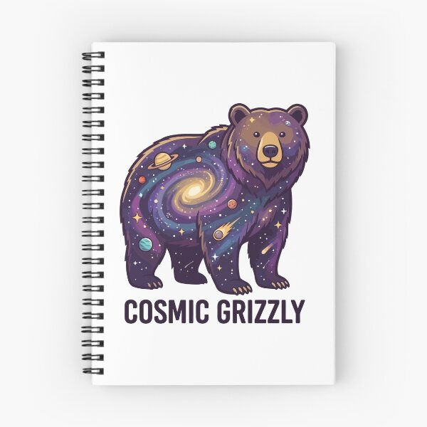 Artikelvorschau, Kosmischer Grizzly, Galaxiebär, Weltraumsterne entworfen und verkauft von Amir Faysal.