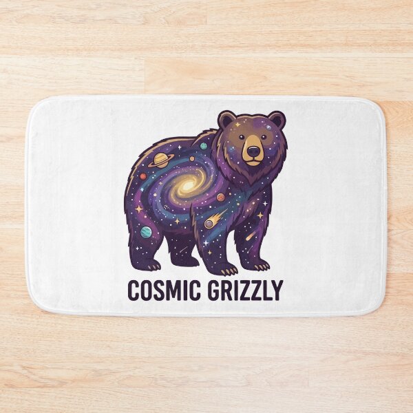 Item preview, Cosmic Grizzly Galaxy Bear Outer Space Stars designed and sold by Amir Faysal.