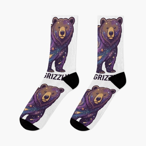 Item preview, Cosmic Grizzly Galaxy Bear Outer Space Stars designed and sold by Amir Faysal.