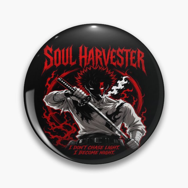 Item preview, Soul Harvester -Samurai Warrior Dark Fantasy – I Become Night designed and sold by TTdesigns123.