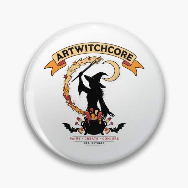 Item preview, Witch Artist Halloween T-Shirt | Paint & Potion Magic Cauldron Witchy Graphic Tee v21 designed and sold by DarylWelsh2024.