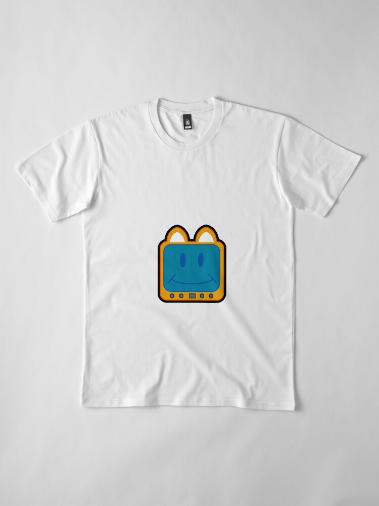 Alternate view of Television Kitty Smiling Premium T-Shirt