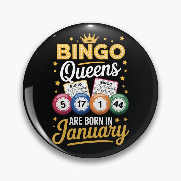 Item preview, BINGO Queens are born in January  designed and sold by jkrphoto.