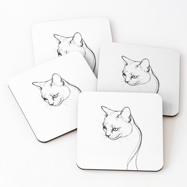 Item preview, Cat's gaze — Monochrome Minimalism designed and sold by ErgTime.