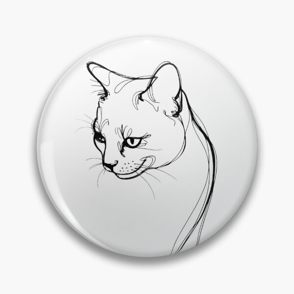Item preview, Cat's gaze — Monochrome Minimalism designed and sold by ErgTime.