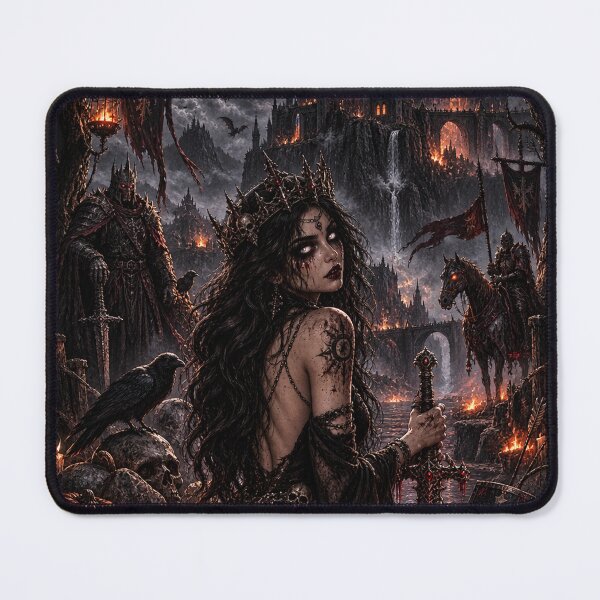 Item preview, Medieval Halloween Sorceress – Dark Gothic Fantasy designed and sold by Meentoos_1.