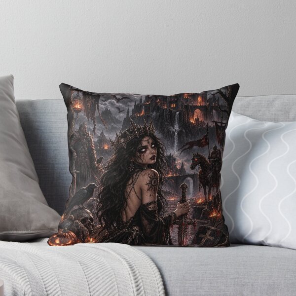 Item preview, Medieval Halloween Sorceress – Dark Gothic Fantasy designed and sold by Meentoos_1.
