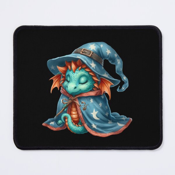 Item preview, Enchanted Baby Dragon in Wizard Hat designed and sold by Fillthegoat.