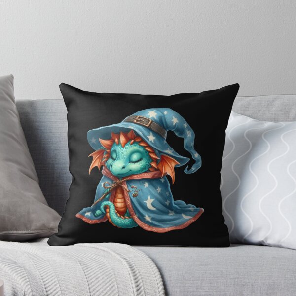 Item preview, Enchanted Baby Dragon in Wizard Hat designed and sold by Fillthegoat.