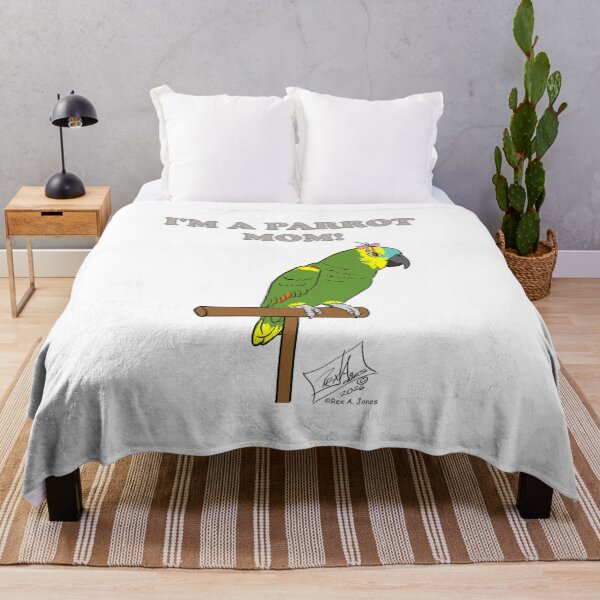 Item preview, I'm a Parrot MOM! Female Blue-fronted Amazon designed and sold by Laughing Parrot Studio.