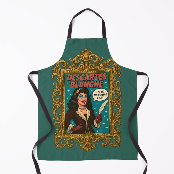 Item preview, Descartes Blanche Philosopher Drag Queen designed and sold by PhilosopherQueen.