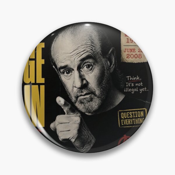 Item preview, George Carlin designed and sold by LoveSomethingDifferent.