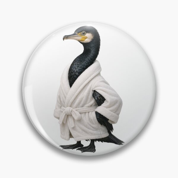 Item preview, Relaxing Bathrobe Great Cormorant designed and sold by Sillytoe.