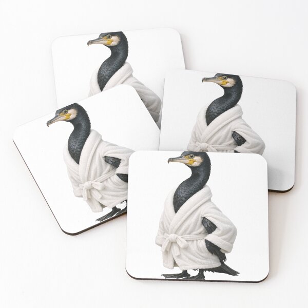 Item preview, Relaxing Bathrobe Great Cormorant designed and sold by Sillytoe.
