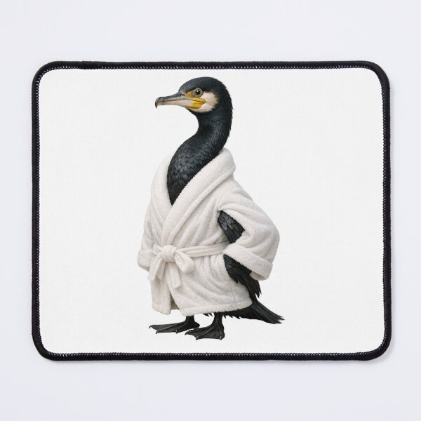 Item preview, Relaxing Bathrobe Great Cormorant designed and sold by Sillytoe.
