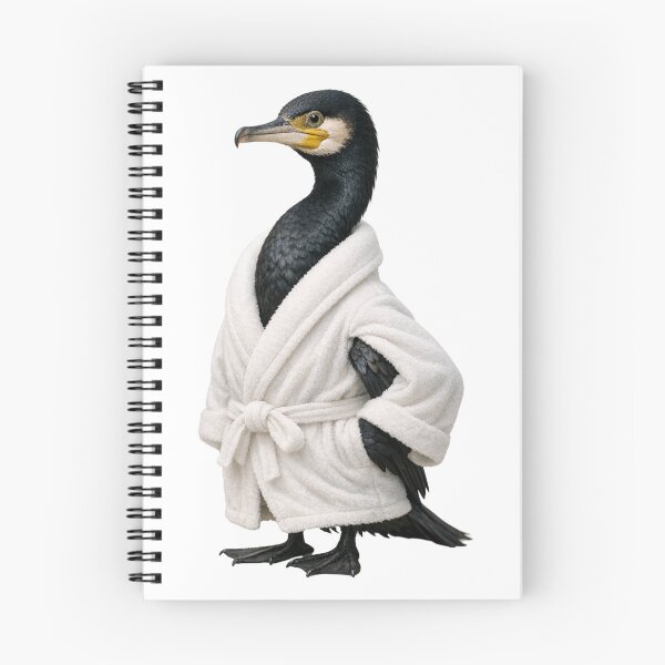 Item preview, Relaxing Bathrobe Great Cormorant designed and sold by Sillytoe.