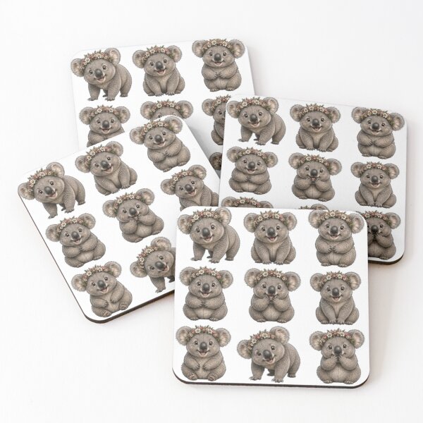 Artikelvorschau, Die 9 schrulligsten und flauschigsten Koalas entworfen und verkauft von BRETT'S ART STUDIO.