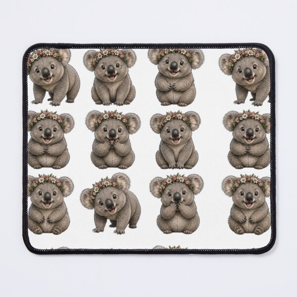 Item preview, 9 Quirkiest, Fluffiest Koalas designed and sold by BRETT'S ART STUDIO.
