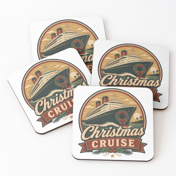 Item preview, Christmas Cruise Vintage Christmas Vacation Travel Gift designed and sold by LiviuGligoros.