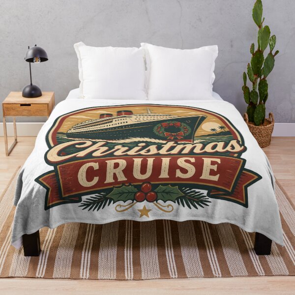Item preview, Christmas Cruise Vintage Christmas Vacation Travel Gift designed and sold by LiviuGligoros.