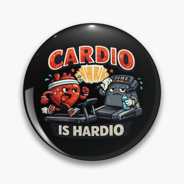 Item preview, Cardio Is Hardio - Funny Treadmill Workout Humor designed and sold by SidTastic .