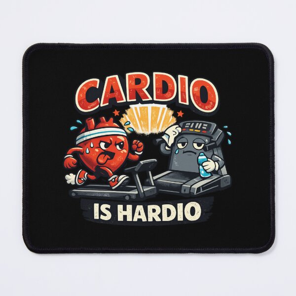 Item preview, Cardio Is Hardio - Funny Treadmill Workout Humor designed and sold by SidTastic .