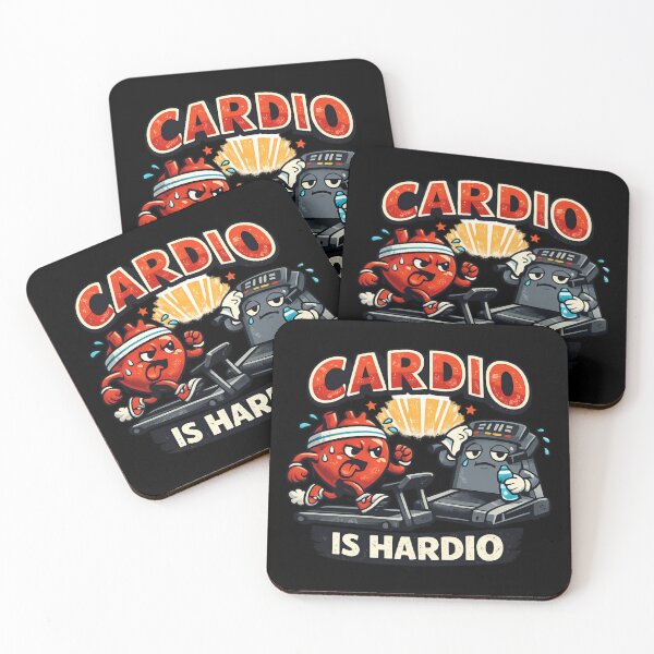 Item preview, Cardio Is Hardio - Funny Treadmill Workout Humor designed and sold by SidTastic .