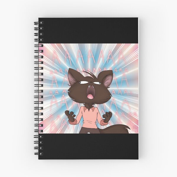 Item preview, Funny Cat Character Screaming Design designed and sold by PeaceTypo.