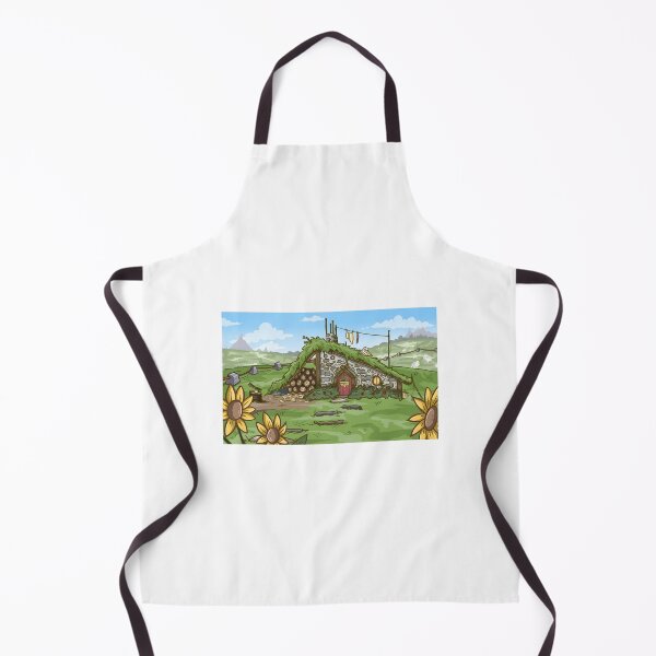 Item preview, Whimsical Cottage in a Green Landscape designed and sold by PeaceTypo.