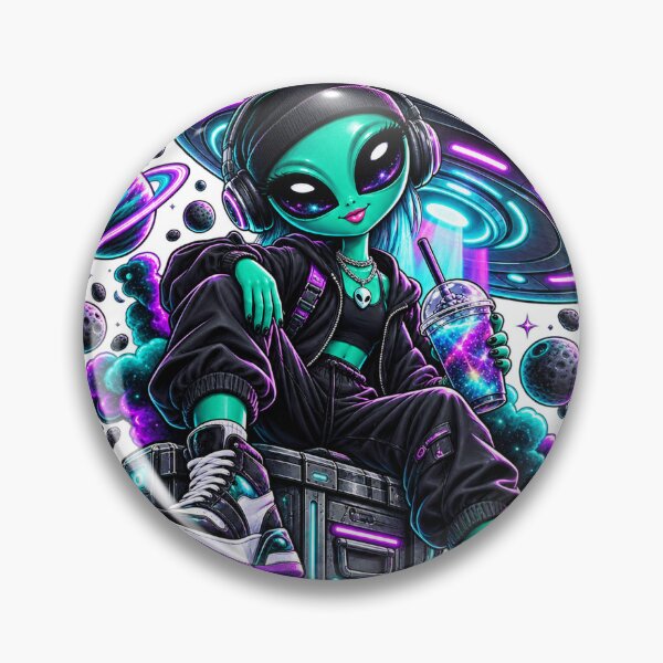 Item preview, Cute Alien Space Streetwear designed and sold by VYBORA Studio.
