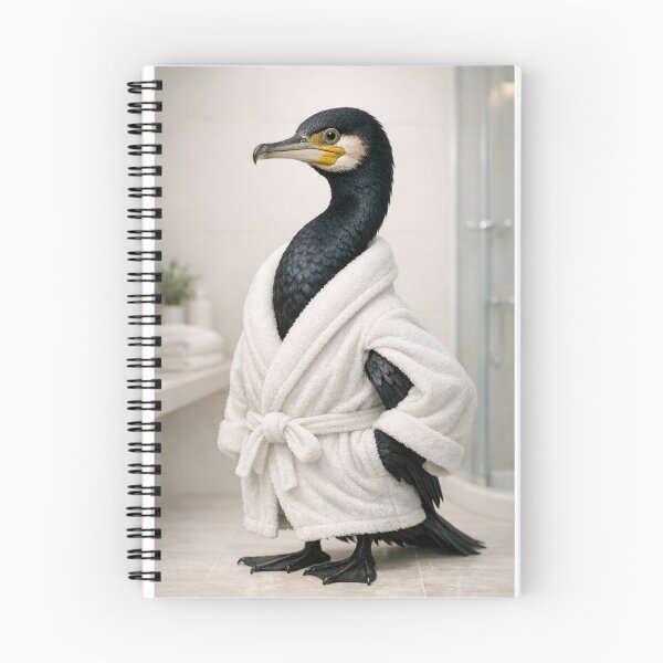 Item preview, Cozy Bathrobe Great Cormorant designed and sold by Sillytoe.