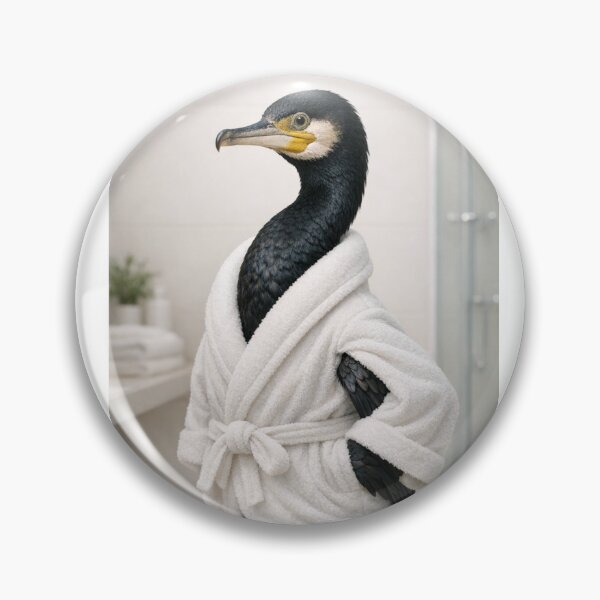 Item preview, Cozy Bathrobe Great Cormorant designed and sold by Sillytoe.
