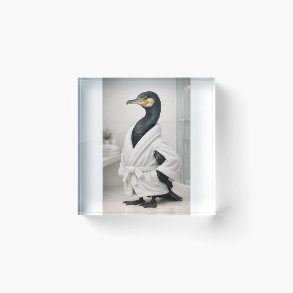 Item preview, Cozy Bathrobe Great Cormorant designed and sold by Sillytoe.