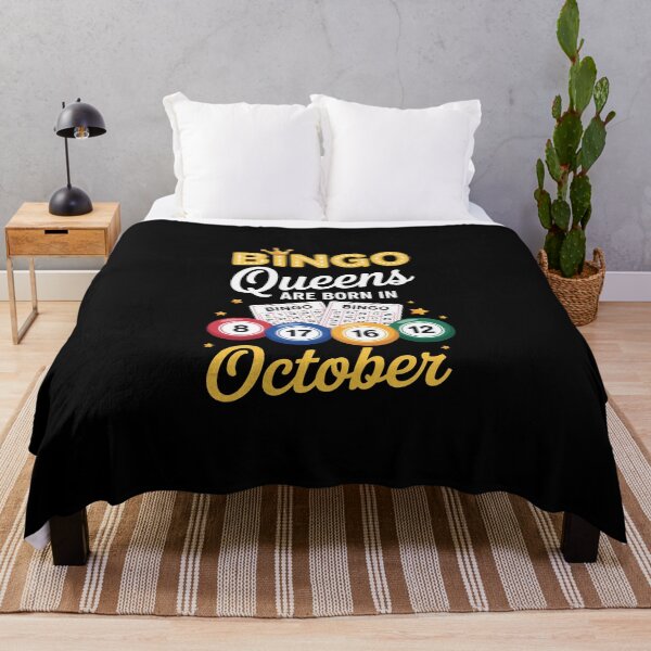 Item preview, BINGO Queens are born in October designed and sold by jkrphoto.