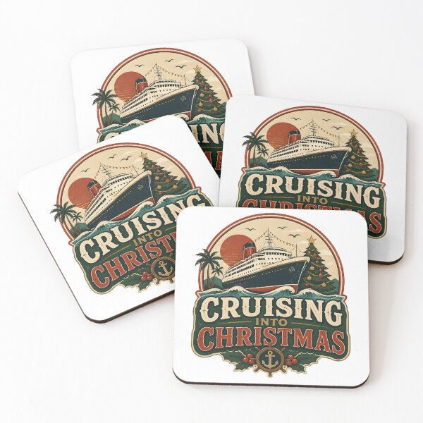Item preview, Cruising Into Christmas Vintage Christmas Vacation Travel Gift designed and sold by LiviuGligoros.