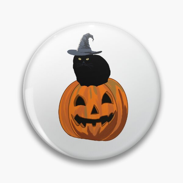 Item preview, Halloween Cat and Pumpkin designed and sold by Creative Viewpoint.