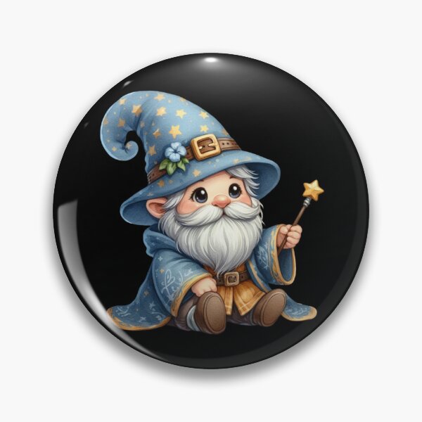 Item preview, Charming Little Wizard with Wand designed and sold by Fillthegoat.