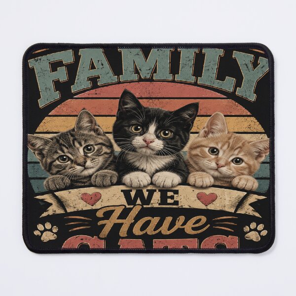 Item preview, We Have Cats – Funny Cat Lover Design designed and sold by Strongermind.