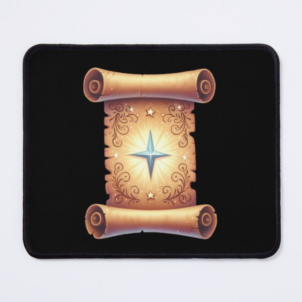 Item preview, Ancient Scroll with Glowing Compass designed and sold by Fillthegoat.