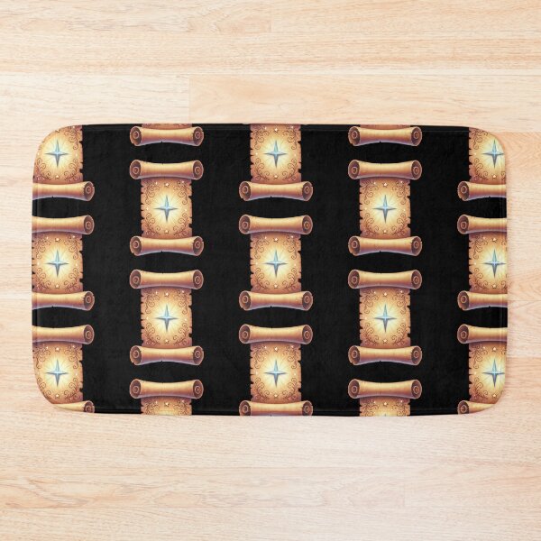 Item preview, Ancient Scroll with Glowing Compass designed and sold by Fillthegoat.