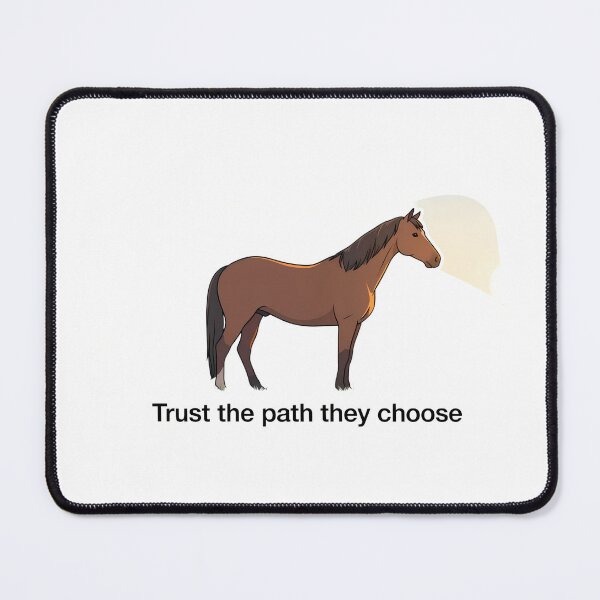 Item preview, Minimalist Horse Silhouette with Thoughtful Quote designed and sold by NiftyWrx.