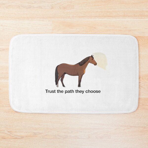 Item preview, Minimalist Horse Silhouette with Thoughtful Quote designed and sold by NiftyWrx.
