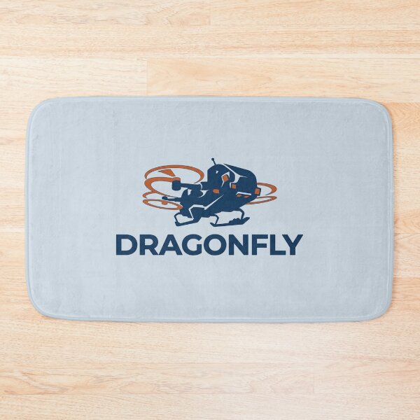 Item preview, NASA Dragonfly Mission Titan Spacecraft Blue Orange Vector designed and sold by KiwiRider.